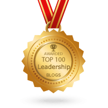 FeedSpot Top 100 Leadership badge